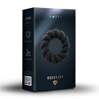 Rocks-Off Twist - Cockring Non Vibrante - Nero, immagine 6