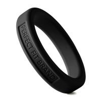 PerfectFitBrand Silicone Hefty Ring Classic - Penisring - 4,4 cm - Sort, billede 2