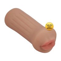 XKIN Raw - The Grip - Masturbador Pequeno em TPE - 137g - Castanho-claro