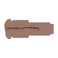 XKIN Metallix - Roman Blaze - Vibrerende torch-masturbator - Anus - 590 g - Rød/Hudfarvet, billede 5