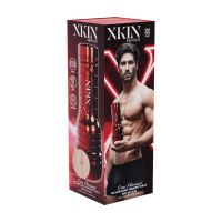 XKIN Metallix - Don Phoenix - Vibrerande torch-masturbator med sug - Rumpa - 660g - Röd/Ljusbrun, bild 2