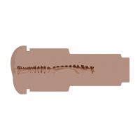 XKIN Metallix - Don Phoenix - Vibrerande torch-masturbator med sug - Rumpa - 660g - Röd/Ljusbrun, bild 5
