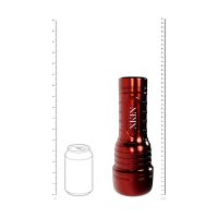 XKIN Metallix - Don Phoenix - Vibrerande torch-masturbator med sug - Rumpa - 660g - Röd/Ljusbrun, bild 6