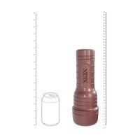 XKIN Metallix - Mila Desire - Masturbador Lanterna Vibratório com Sucção - Anal - 660g - Ouro Rosa/Castanho-Claro, imagem 5