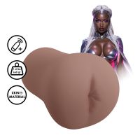 XKIN Superheroes Tempest Masturbateur vibrant - Anus - Brun