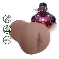 XKIN by Shots Superheroes Saber Vibrating Masturbator - Brun