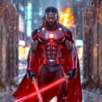 XKIN by Shots Superheroes Saber Vibrating Masturbator - Brun, billede 5