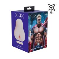 XKIN by Shots Superheroes Cumlander Vibrating Masturbator - Flesh, bilde 2