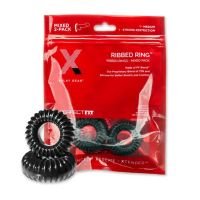 PerfectFitBrand PF Blend Premium Stretch Ribbed Ring Slim - Zestaw pierścieni erekcyjnych, zdjęcie 2