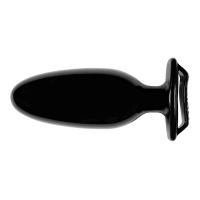 PerfectFitBrand Finger Grip Plug #4 - Plug Anal com Pega para os Dedos - Preto