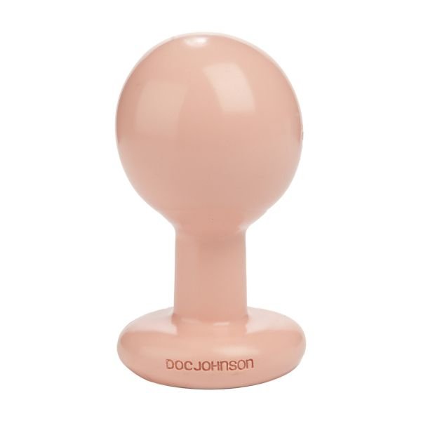Doc Johnson The Classic - Plug anal rond - Medium - Crème