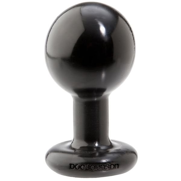 Doc Johnson The Classic - Plug Anale Rotondo - Medium - Nero