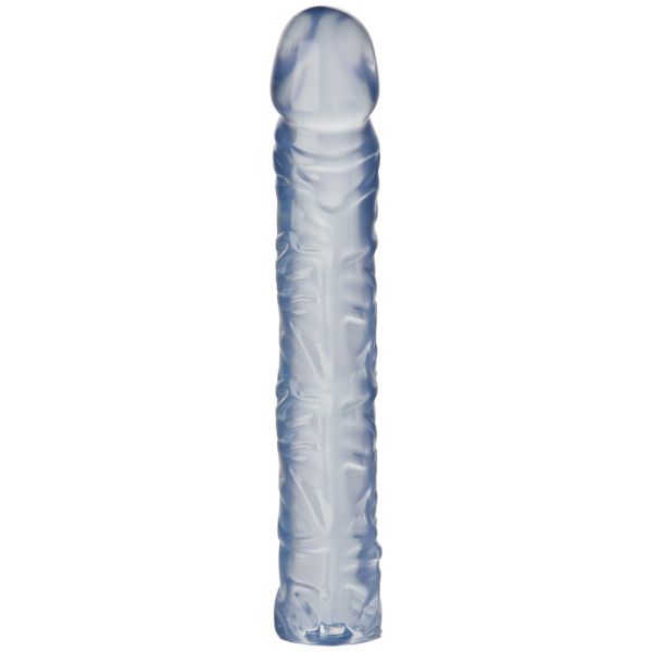 Doc Johnson Crystal Jellies Classic Dong - fleksibel venetiansk dildo - 25 cm