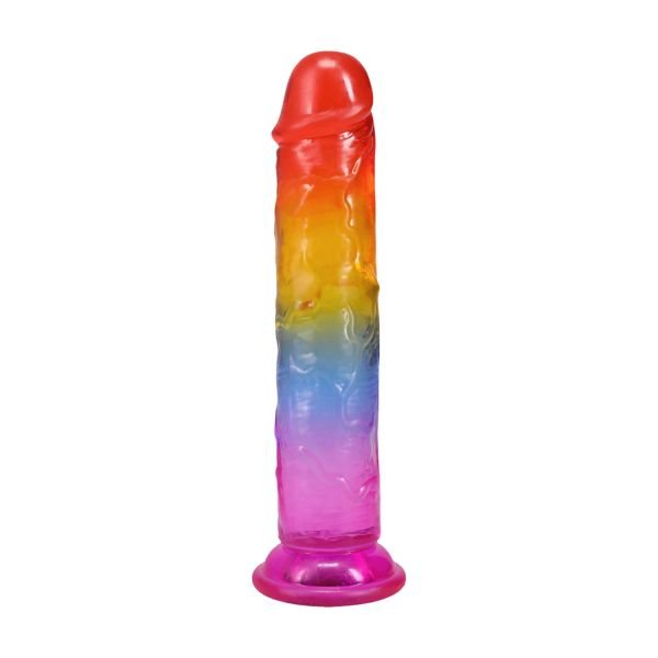 Doc Johnson Classic Dong - 17,8 cm - Rainbow