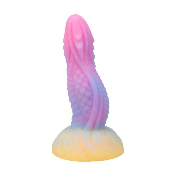 Doc Johnson Fantasy Fuckers - Dragon's Tongue - Selvlysende - Flerfarvet