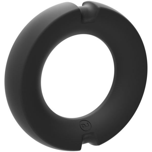 Doc Johnson The Paradox - Cockring em Silicone/Metal - 50mm - Preto