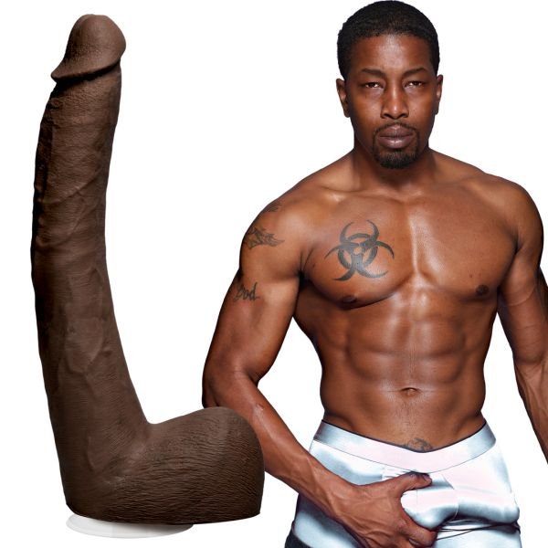 Doc Johnson Isiah Maxwell - Realistyczne dildo ULTRASKYN - 25 cm