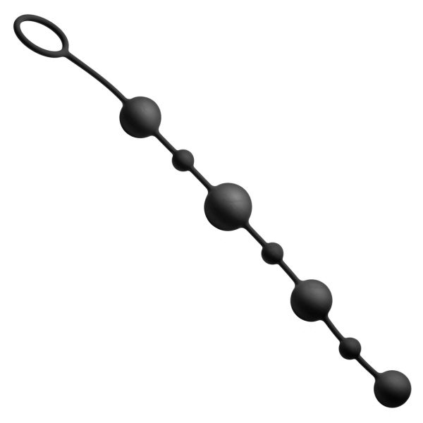 XR Brands Linger Graduated - Chapelet anal en silicone