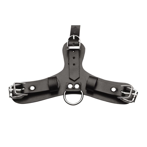 XR Brands Pup - Cagoule Puppy Play avec Bâillon Boule Respirant