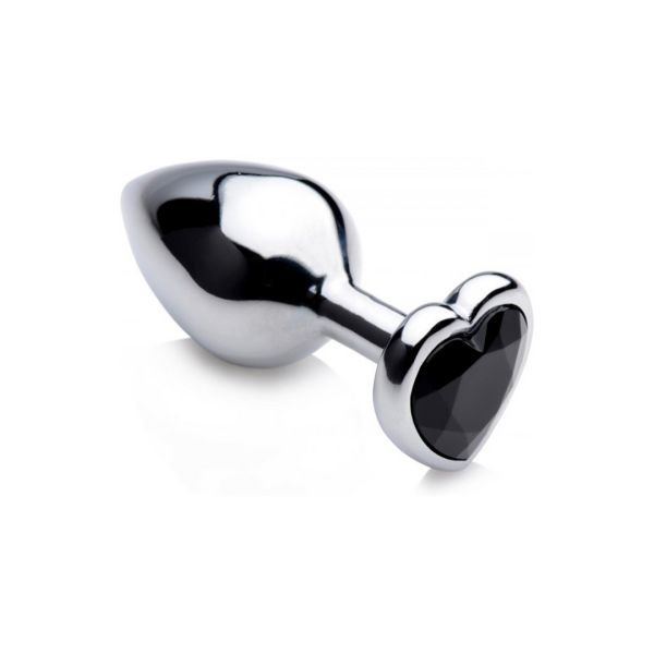 XR Brands Black Heart - Buttplug - Medium