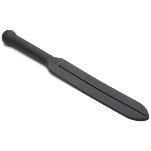 XR Brands Stung Silikonowy pasek tawse - Czarny