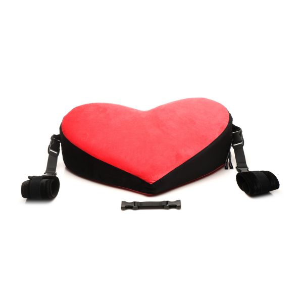 XR Brands Bondage Love Pillow - Sort/Rød