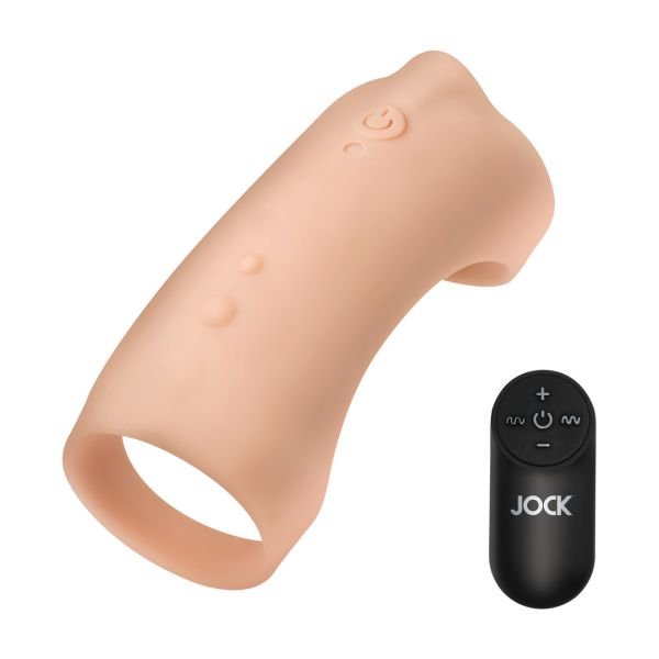 Curve Toys Capa Peniana Vibratória em Silicone - Tom Claro