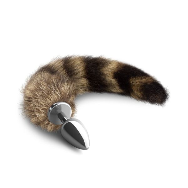 Crushious Foxy Silver Plug à queue - Argent
