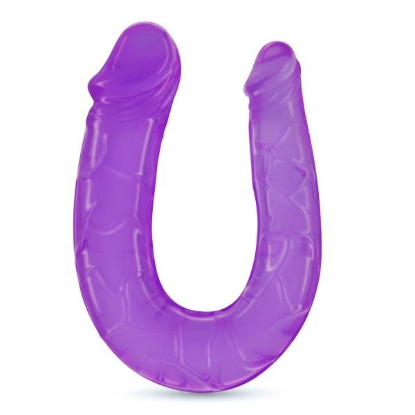 Crushious Double Trouble - Double Dildo - 27 cm - Purple