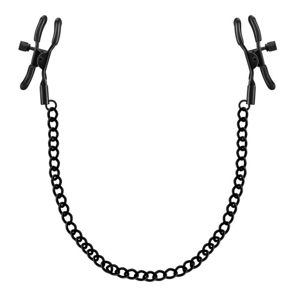 Crushious Nipple Chain Clamps - Black