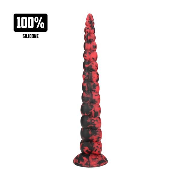 Fiction Cocks Infernal Tentacle Demon - Anal Snake - 37,5 cm - Red/Black