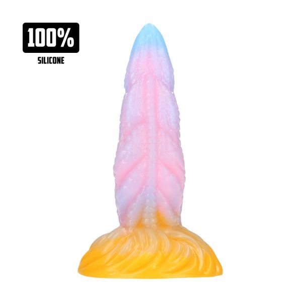 Fiction Cocks Rainbow Stallion - Silicone Butt Plug - Rainbow
