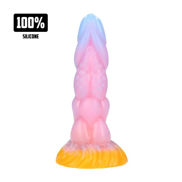 Fiction Cocks Rainbow Canine - Buttplug i silikone - Regnbue