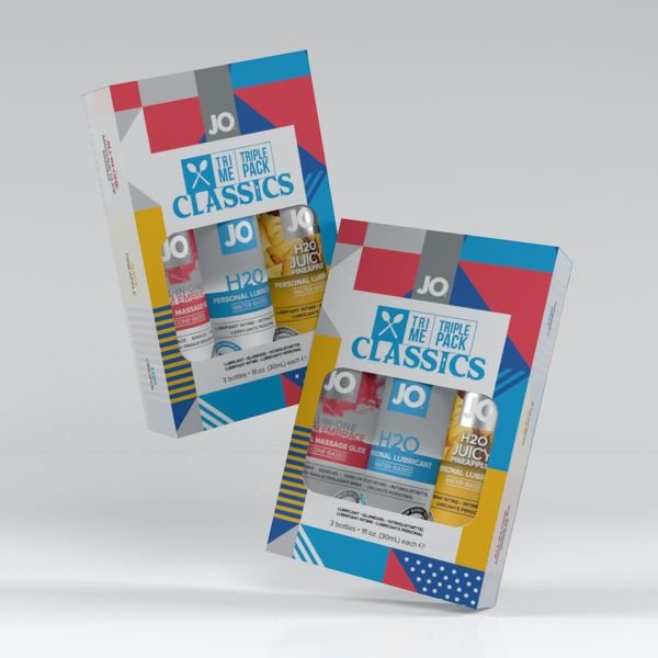 JO Tri-Me Triple Pack - Classics - Gavesæt med tre glidecremer - 30 ml