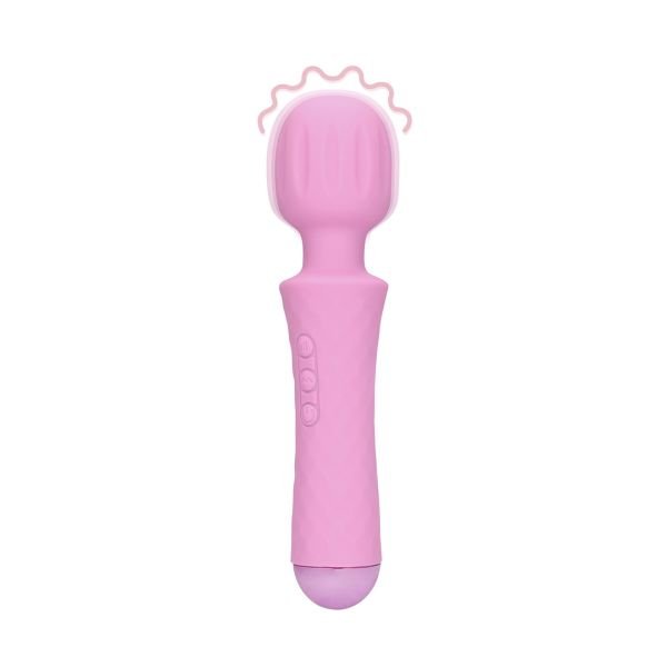 Loveline Petit vibromasseur wand - Fuchsia exotique