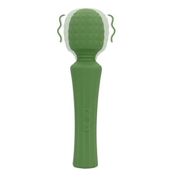 Loveline Vibromasseur wand puissant avec manche fixe - Green Mumba