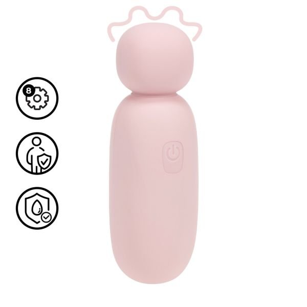 Loveline Mochi - Mini vibromasseur wand trapu - Rose