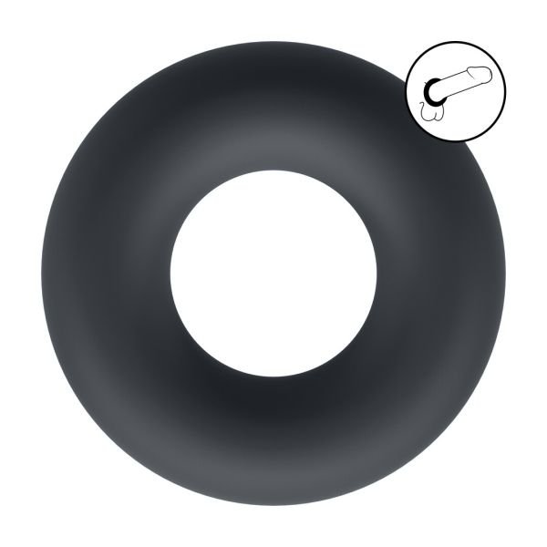 Levelz Cockring em Silicone Líquido - S - Preto
