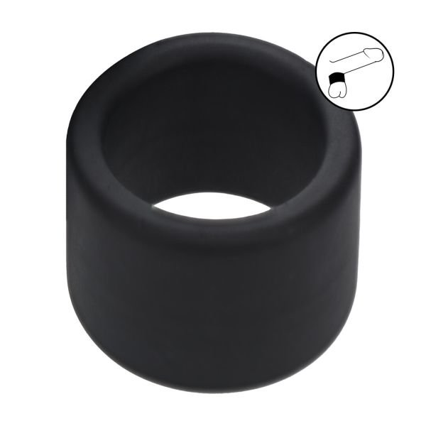 Levelz Ballstrap i flydende silikone - L - 34mm - Sort