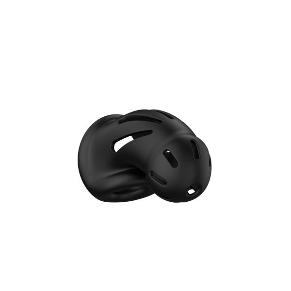 ManCage Model 27 - Ultra Soft Silicone Chastity Cage - Black