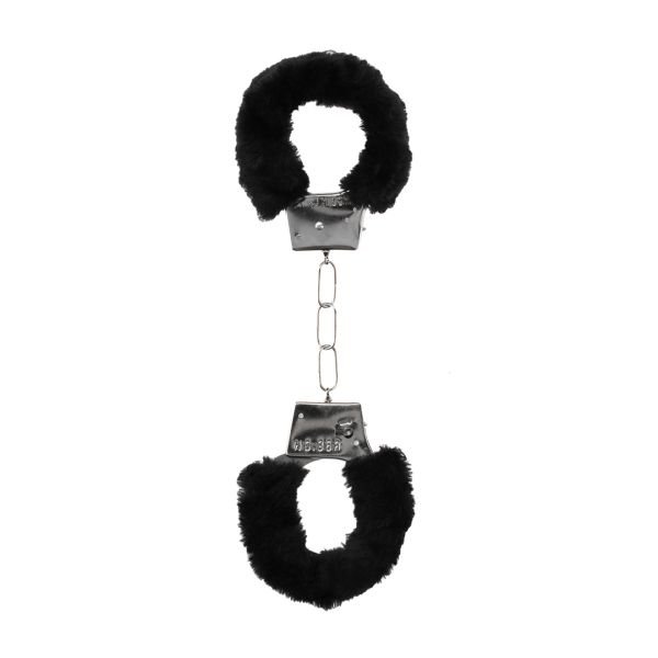 Ouch! Beginner's Handcuffs Furry - Black