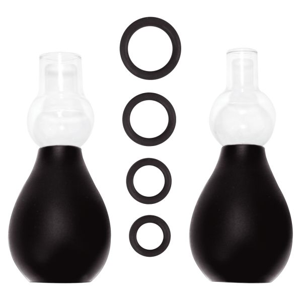 Ouch! Nipple Erector Set - Brystvortepumpe med ringe