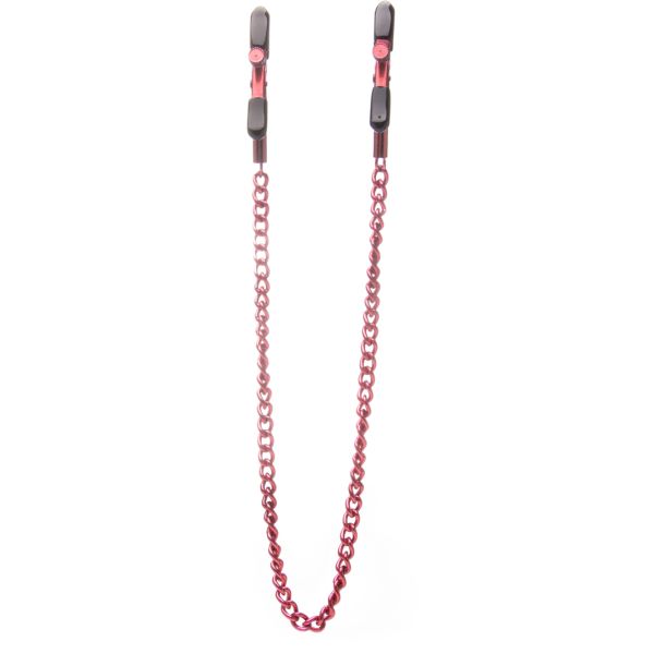 Ouch! Pinze per Capezzoli Regolabili - Rosso