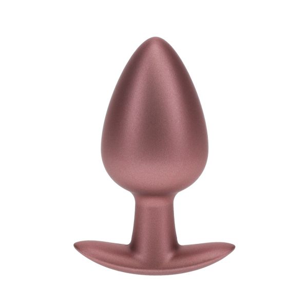Ouch! Glat Analplug i silikone - Large - 8,9 cm - Roséguld