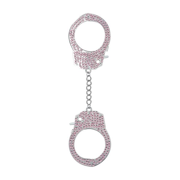 Ouch! Heavy-Duty Diamond Håndjern - Pink