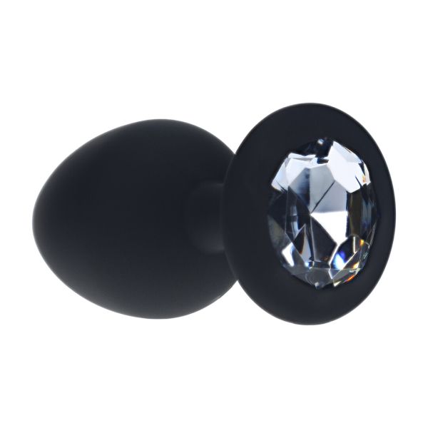 Ouch! Interchaneable Diamond Round Buttplug - Large - Sort
