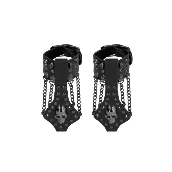 Ouch! Handcuffs with Skulls and Chains