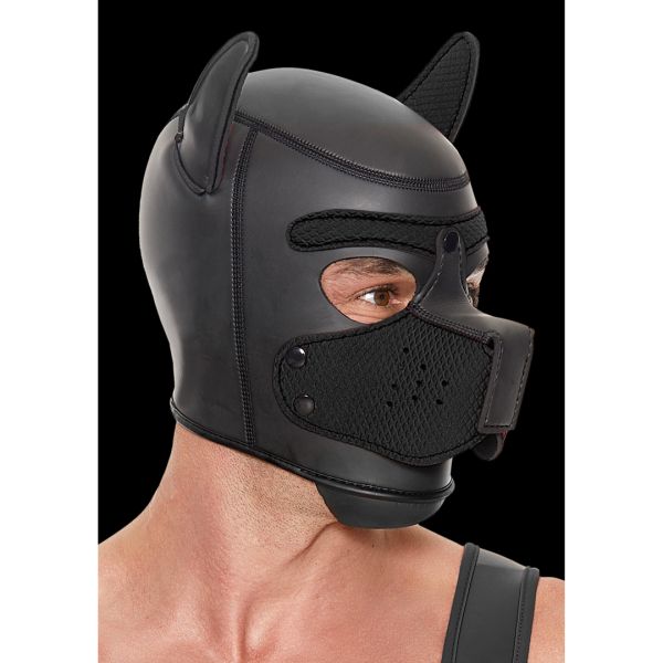 Ouch! Puppy-maske i neopren - Sort