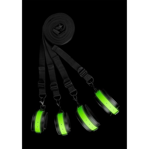 Ouch! Attachment Set for Bed Bindings - Glow in the Dark