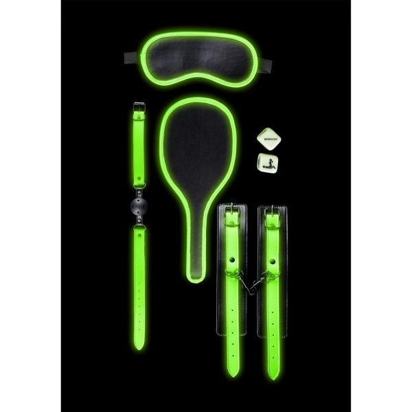 Ouch! Kit Bondage Phosphorescent #1